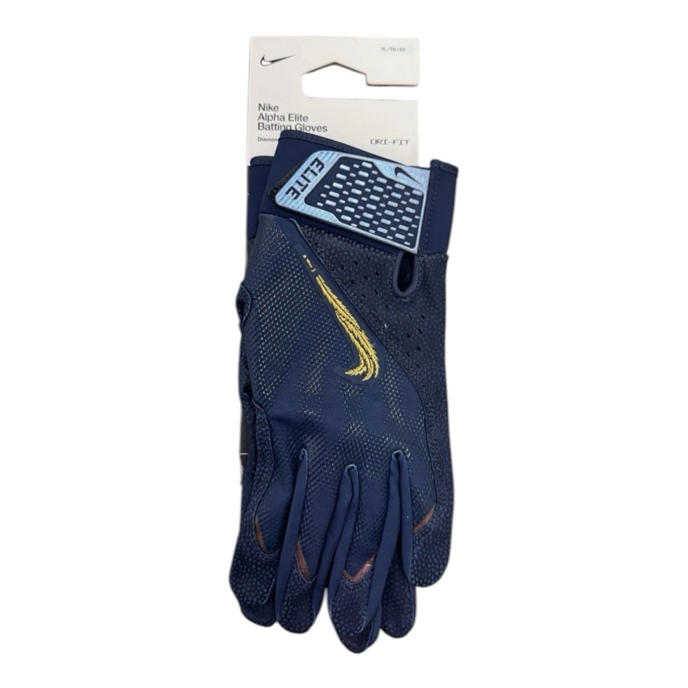 Nike Alpha Elite Batting Gloves "Jackie Robinson Day" Men's XL HJ1853-456 — New